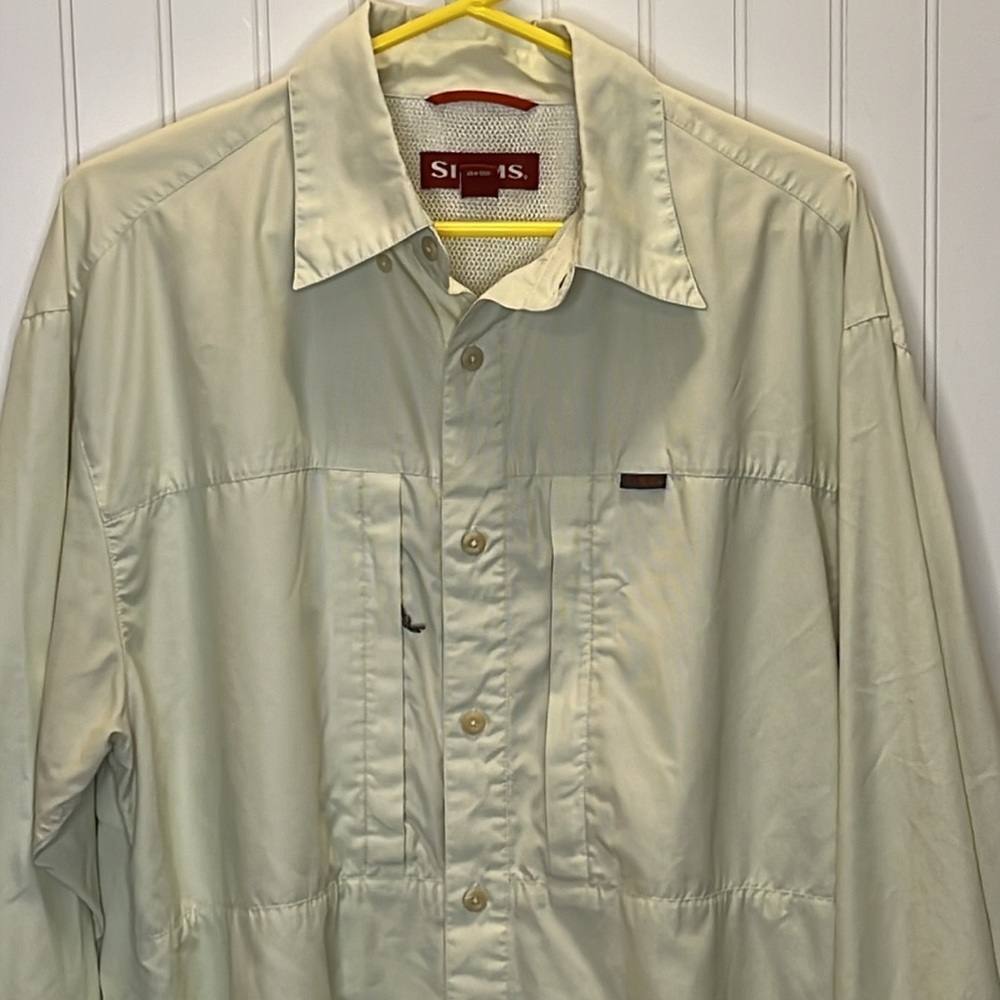 Simms Cor3 Mens Fishing Shirt Size Large